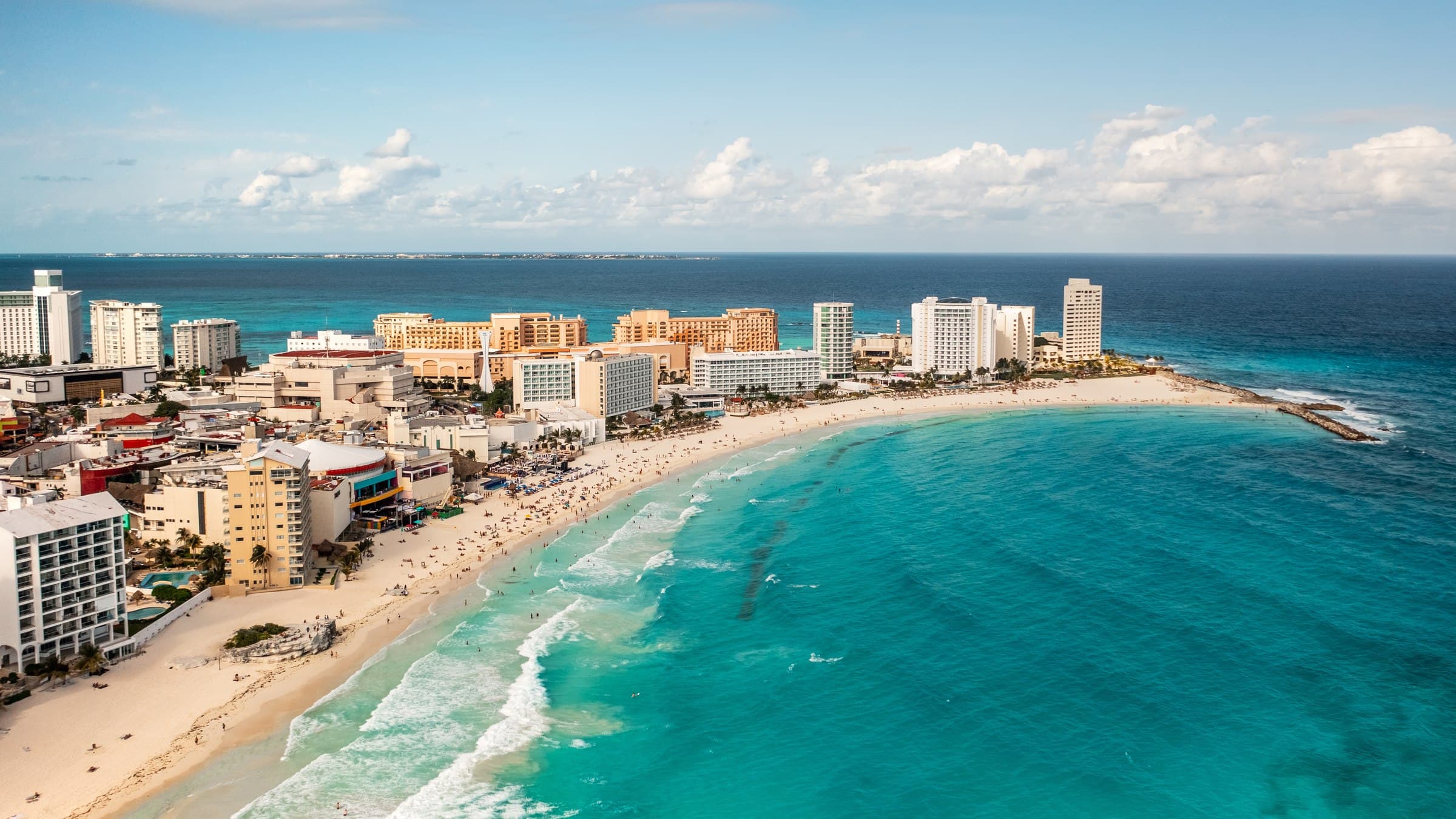 Cancun, Mexico beach resort