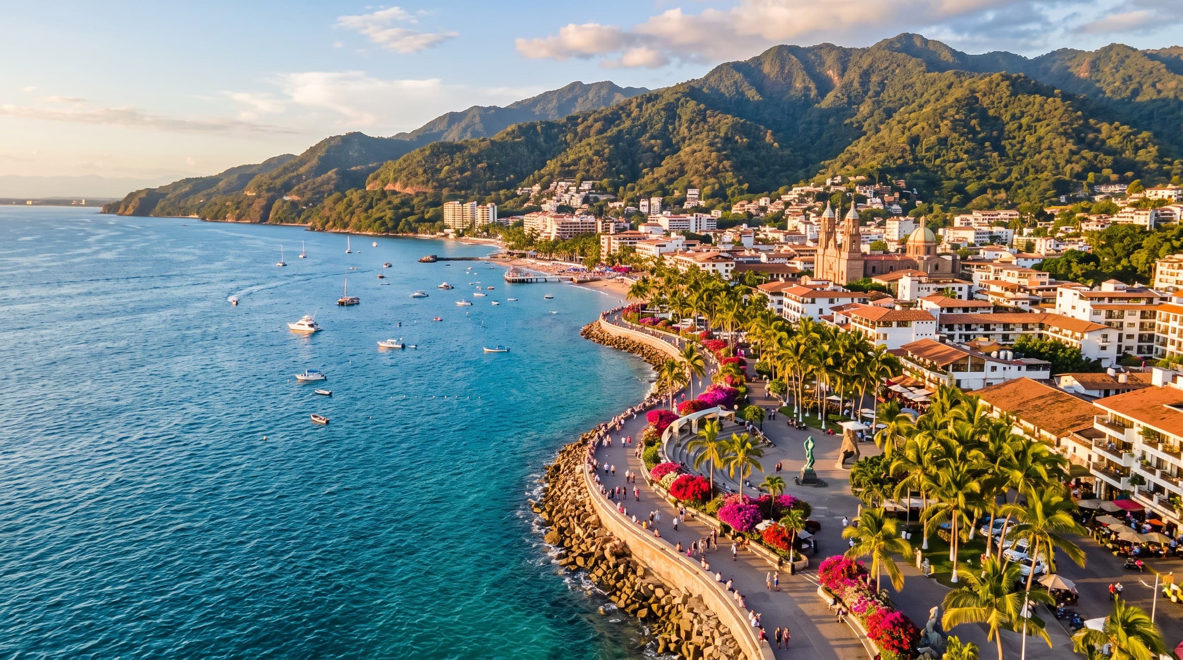 Puerto Vallarta, Mexico coastline